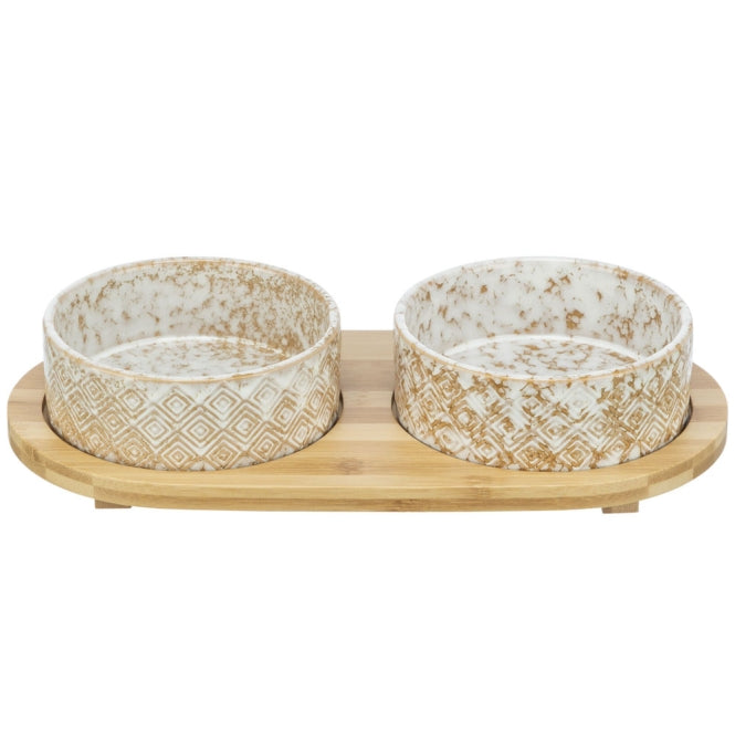 Trixie Napf-Set Keramik/Bambus